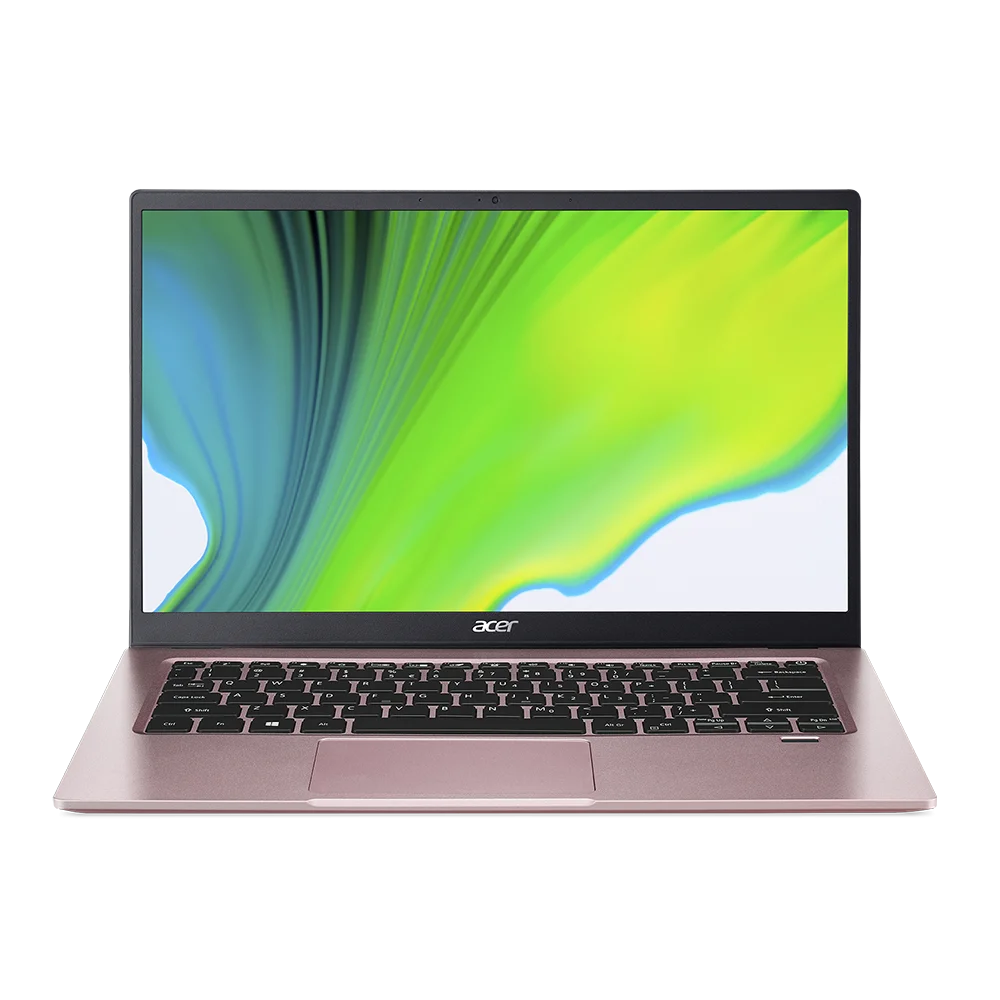 Acer,Acer Swift 1 (SF114-34) 14" Laptop Intel Pentium Silver N6000, 4GB RAM, 128GB SSD - Sakura Pink - Gadcet.com